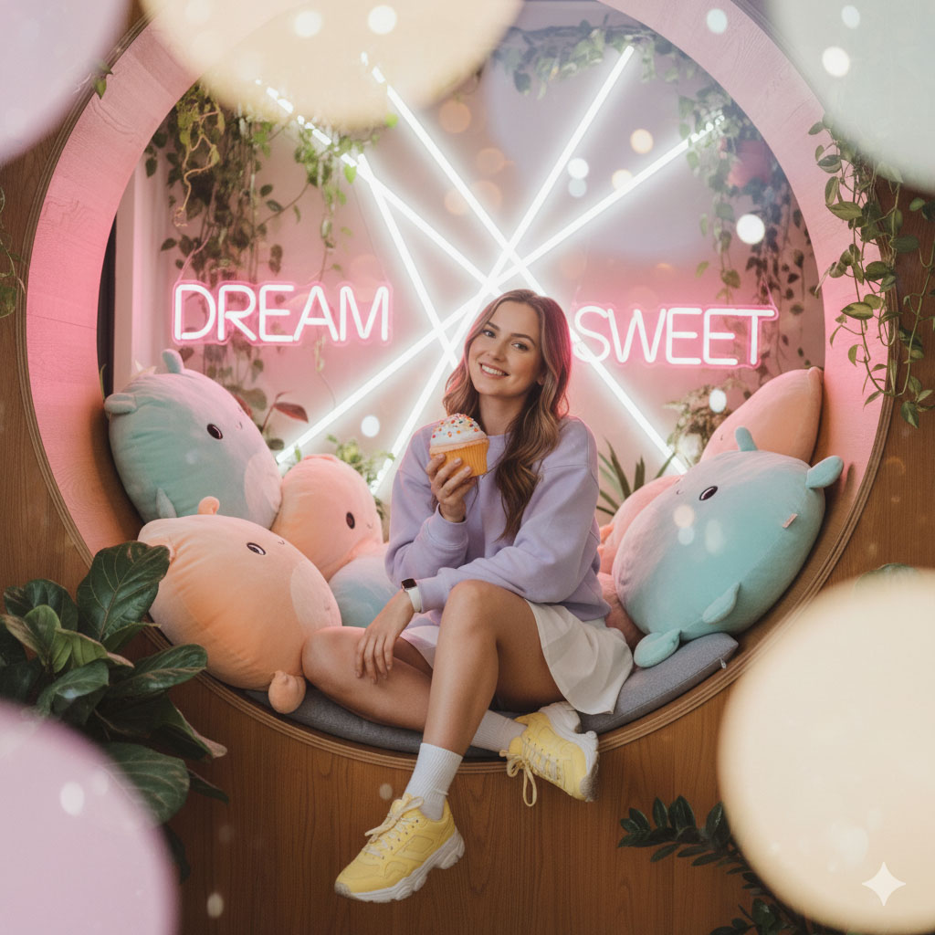 Vibrant indoor lifestyle