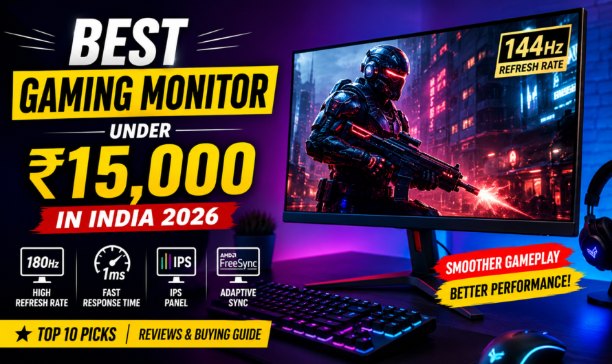 Best Gaming Monitor Under ₹15,000 in India (2026)