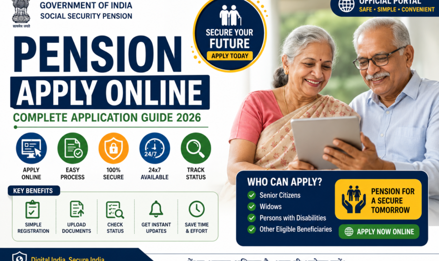 How To Apply Pension Online 2026 – Complete Pension Application Guide