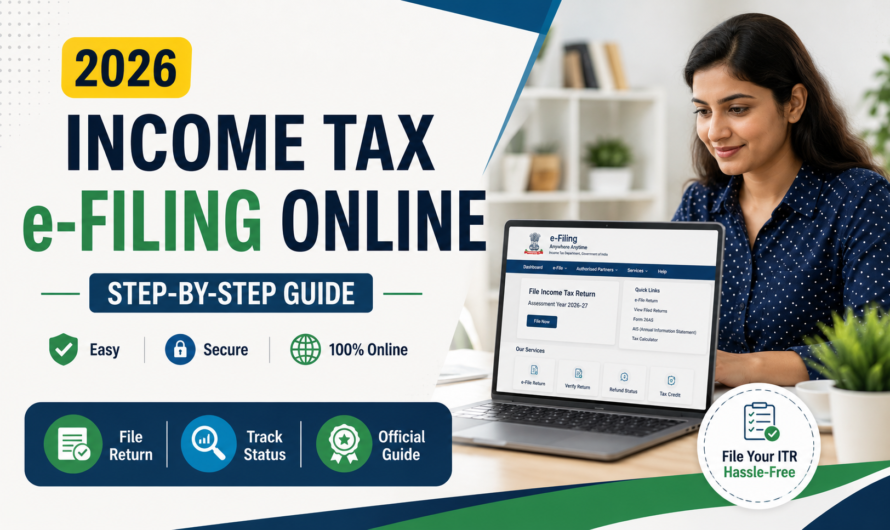Income Tax e-Filing Online 2026: Complete Step-by-Step Guide