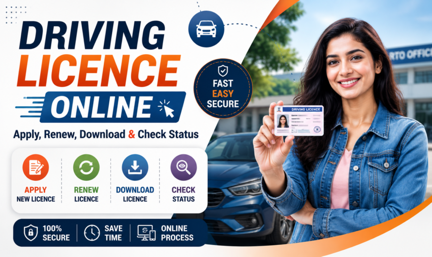 Driving Licence Online: Apply, Renew, Download, and Check Status