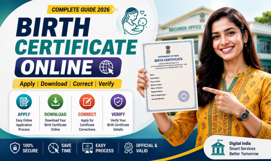 Birth Certificate Online: Complete Application Guide 2026