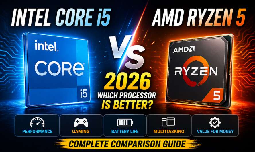 Intel Core i5 vs AMD Ryzen 5 (2026): Which Processor Is Better?