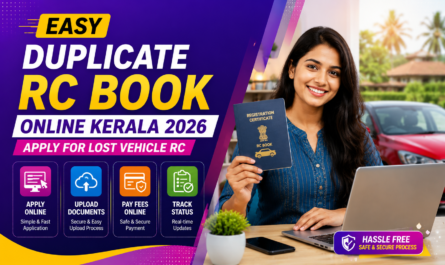 Duplicate RC Book Online Kerala