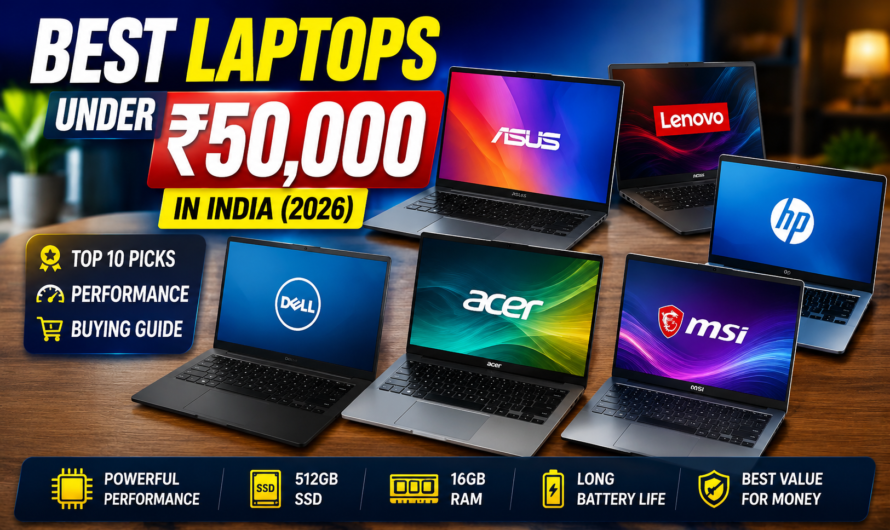 Best Laptops Under ₹50,000 in India (2026)