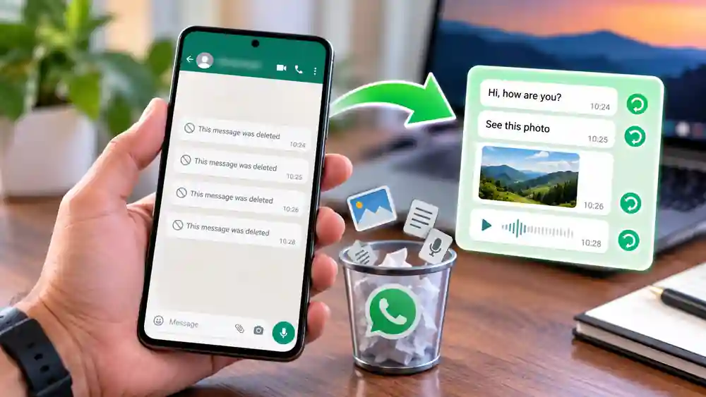 Deleted WhatsApp Message Recovery App for Android notification recovery