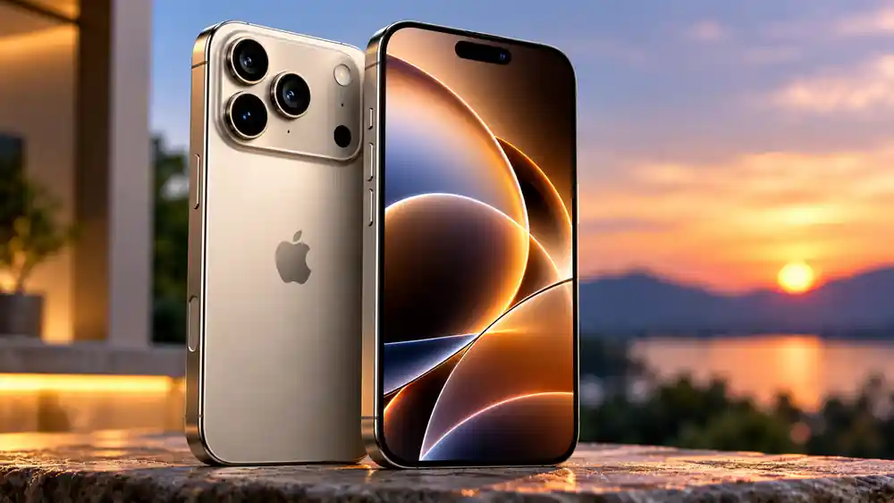 iPhone 18 Pro Max smartphone with advanced camera and large display