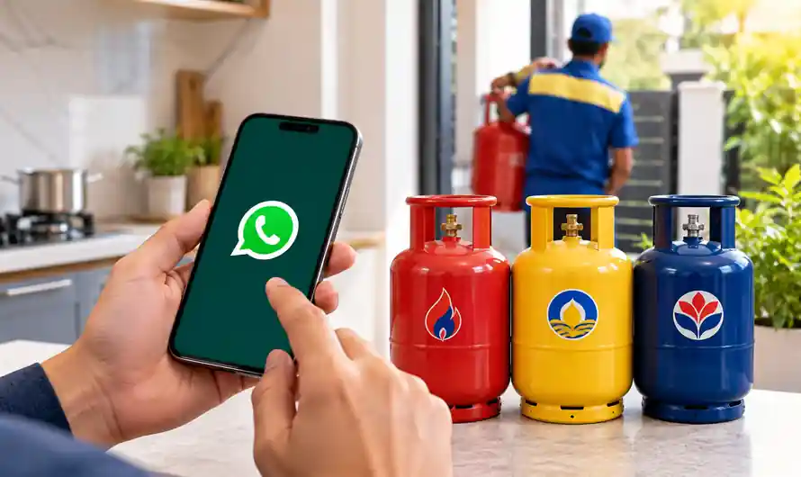 LPG Companies Offering WhatsApp Booking for cylinder refill