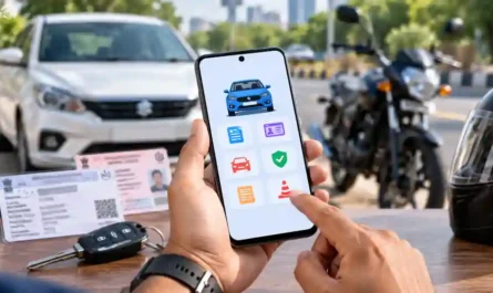 RTO Vehicle Information Online app for checking car and bike details