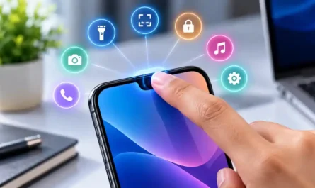 Touch Notch Android camera cutout shortcut app