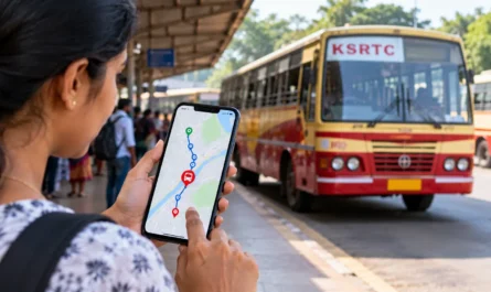 KSRTC Live Bus Tracking Kerala bus location on smartphone